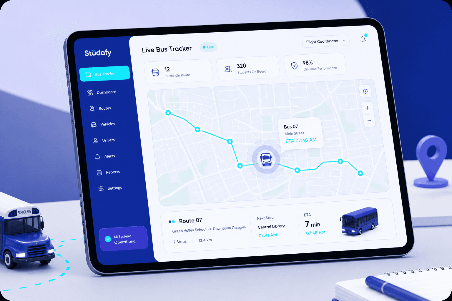 Live Bus Tracker visual
